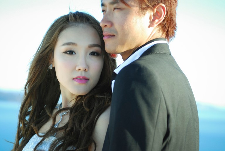 Session in Village Oia. Sunset.