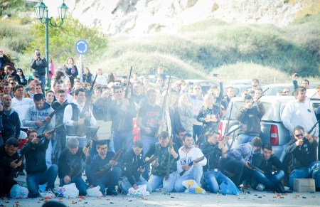 Greek tradition : Burning of Judas!