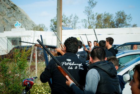 The Burning of Judas is a folk custom done in Santorini
