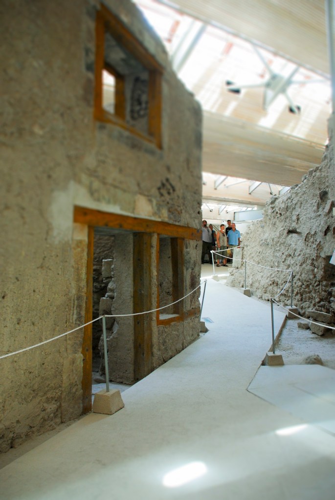 Akrotiri museum. Minoan civilization.