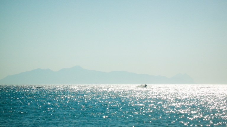 Perissa beach. Santorini.