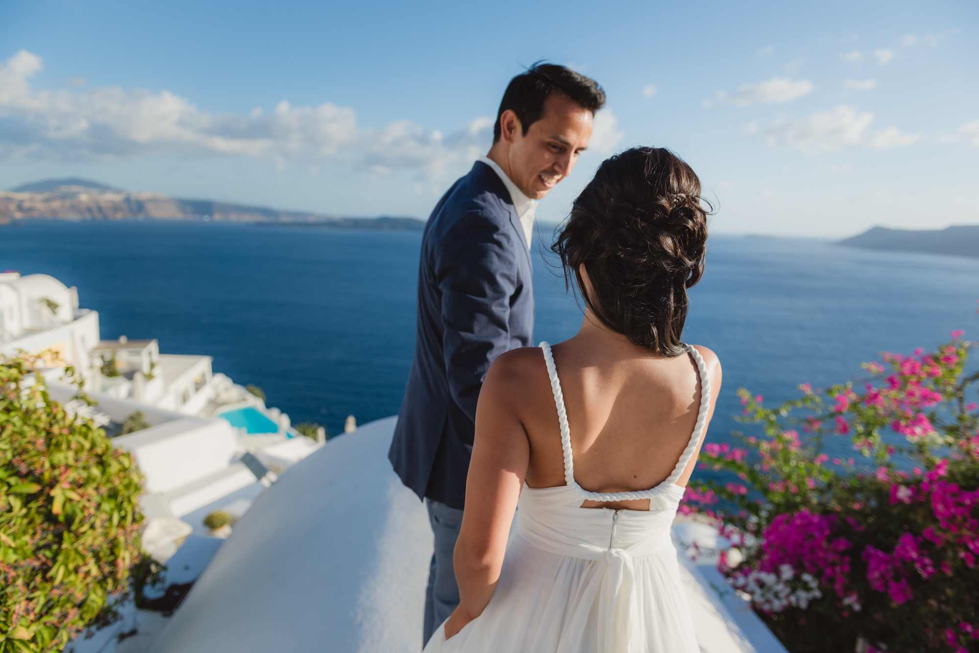 Anna Sulte photography session in Santorini. Santorini Photographer. 