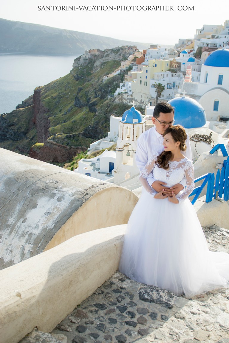  Santorini oia blue church photo shoot