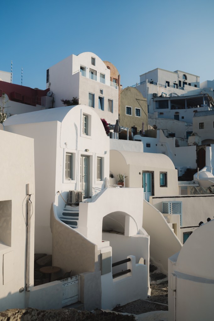 Santorini white houses in Oia